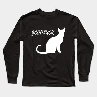 Goodluck Cat Long Sleeve T-Shirt